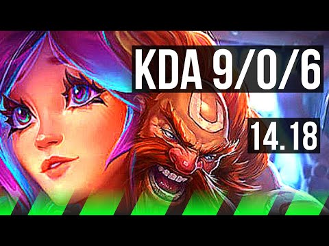 LILLIA vs GRAGAS (JGL) | 9/0/6, Quadra, Legendary | NA Master | 14.18