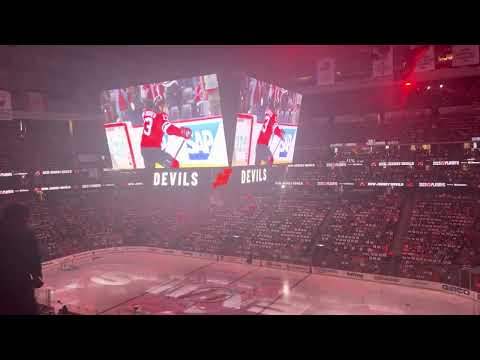 NJ Devils Pregame Hype Video Before Game 4 vs. Carolina Hurricanes IN ARENA CAM