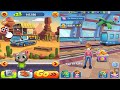 WHO S THE BEST Subway Princess Runner VS My Talking Tom Gold Run Android IOS Gameplay HD