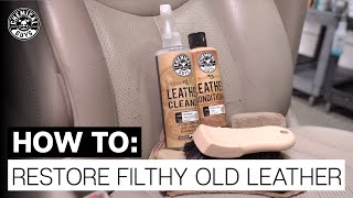 How To Restore Trashed Leather! - Chemical Guys