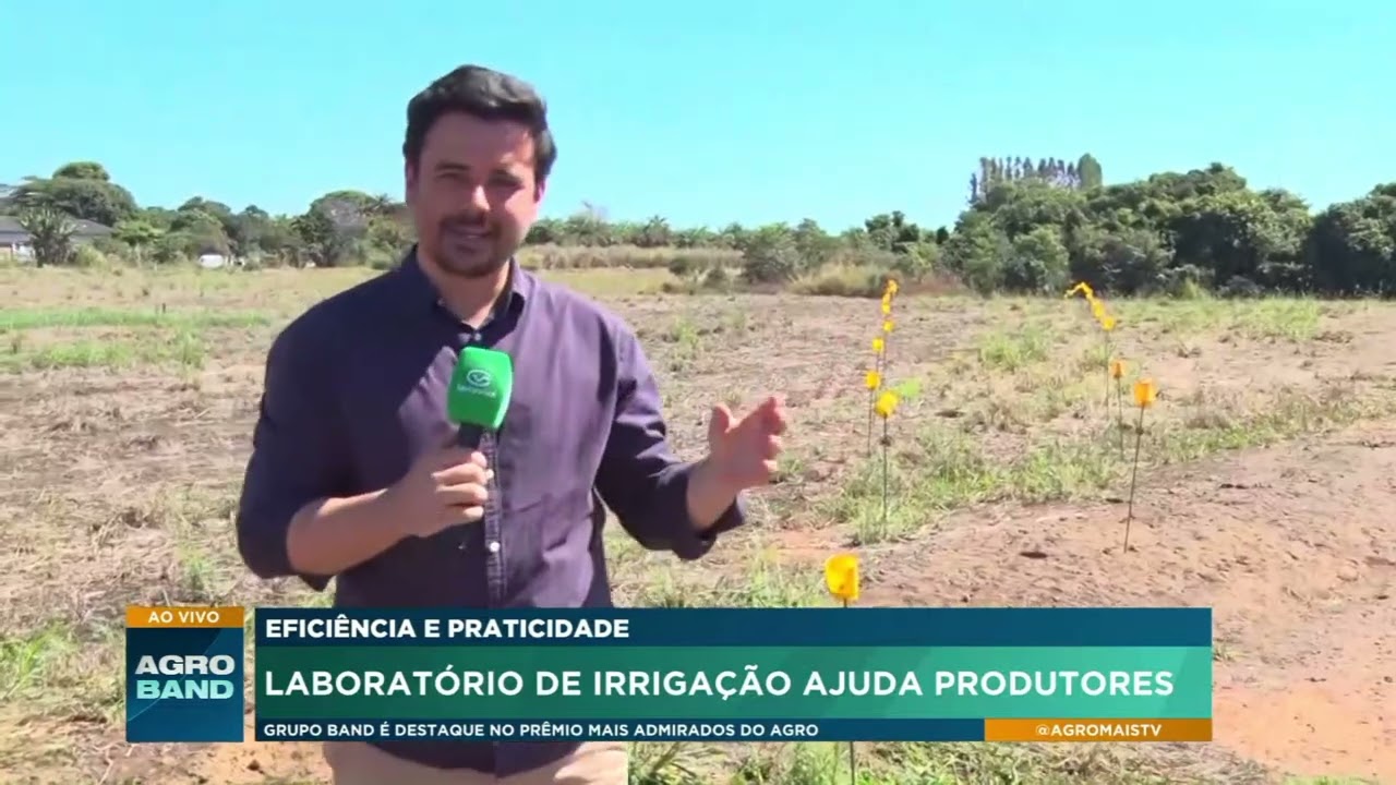 Eficiência e praticidade: laboratório de irrigação ajuda produtores