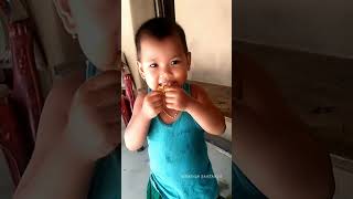 How to eat Jackfruit Like this twin baby 🇧🇩 | Village Video | Bornikson Backpacker