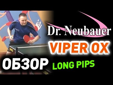 review Dr Neubauer VIPER OX long pips, test of effect & properties, what play it suits best
