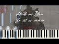 [FULL] Attack on Titan - So ist es immer [Piano Tutorial] (Synthesia) 進撃の巨人 OST