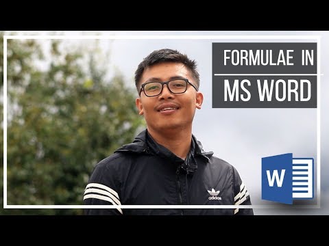 How to Use Formulae In Ms Word Table - MS Word Tutorial- Ms Word Secret Tips 2019 - word tutorial