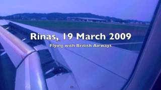 preview picture of video 'Albania. Landing on Rinas with BA. HD'