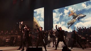 Linked Horizon Live - Shinzou wo Sasageyo! (進撃の軌跡 ~1st Wall~) sub eng, spa &amp; romaji