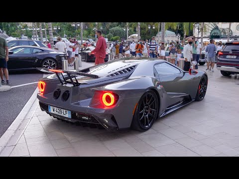 BEST SUPERCARS Monaco - Ford GT, Ferrari Monza SP2, 488 Pista x3, F8 Tributo, Lamborghini Aventador