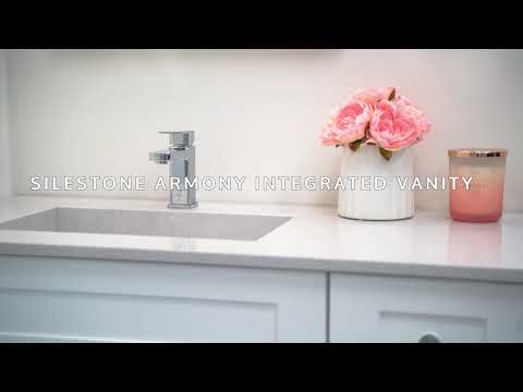 Silestone Armony Integrated Vanity