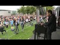 Demonstratie noodleidende nachtclubs op Museumplein