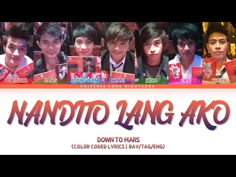 Nandito Lang Ako - Down To Mars