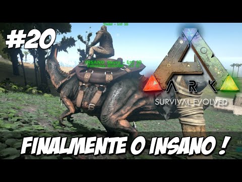 ARK: Survival Evolved #20 - Finalmente domamos o Insano Sauro !