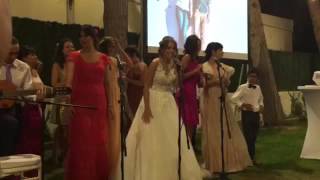 Enamorada (Pedrina y Rio). Wedding show. Sorpresa boda. Novia canta a novio. José Enrique y Carol.