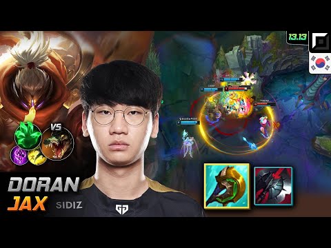 Doran Jax Top Build Divine Sunderer Grasp of the Undying - LOL KR Challenger Patch 13.13