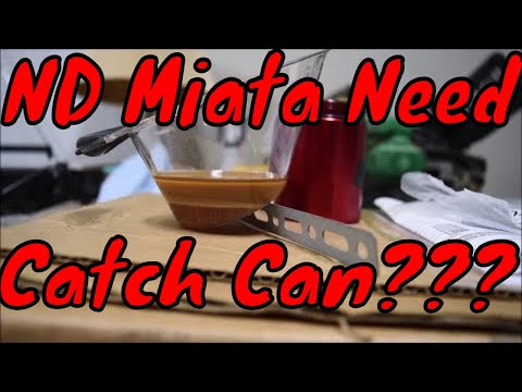 Universal Oil Catch Can Results.  Still think you don't need a catch can on your Miata?