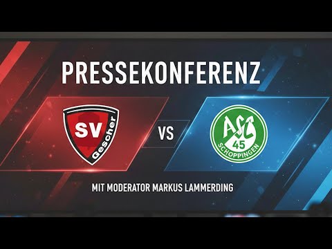 Pressekonferenz 16. Spieltag: Heimspiel gegen ASC Schöppingen