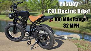 PostJoy F30 Electric Bike Review - 32mph & Up To 100 Mile Range