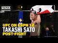 Takashi Sato On Father's Last Wish and Wearing Masks in U.S. vs. Japan - MMA Fighting