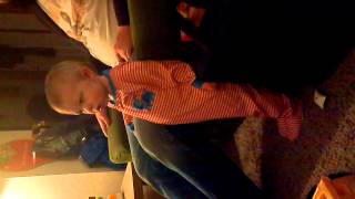 Oliver literally shaking a leg