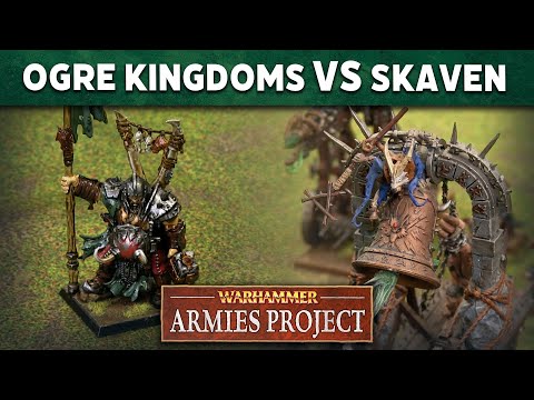 Ogre Kingdoms vs Skaven Warhammer Armies Project Battle Report Reupload