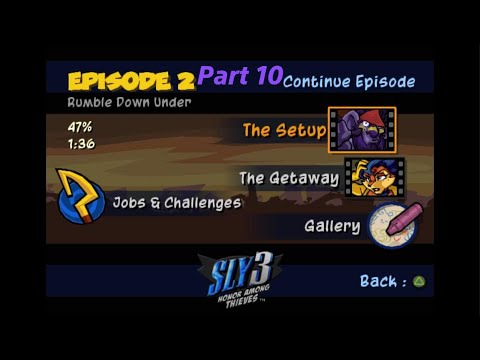 Lets Play Sly 3: Honor Among Thieves Part 10: Rumble Down Under Challenges