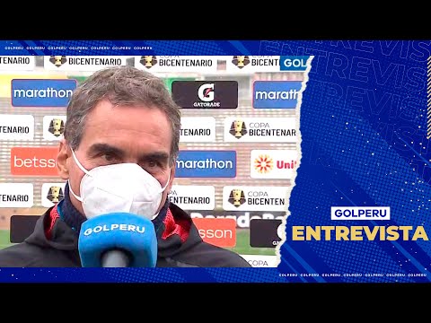 José del Solar: "Fue un partido recontra difícil, hoy día Unión Huaral jugó mejor que nosotros"