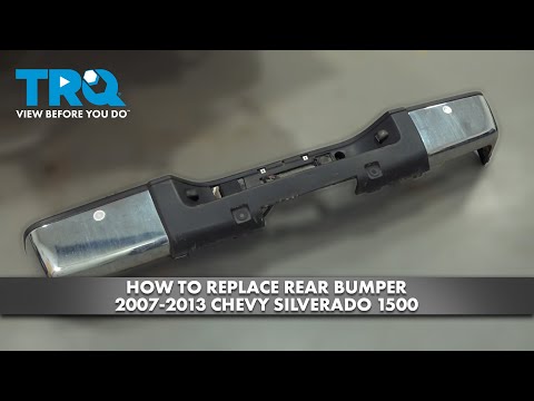 How to Replace Rear Bumper 2007-2013 Chevrolet Silverado 1500