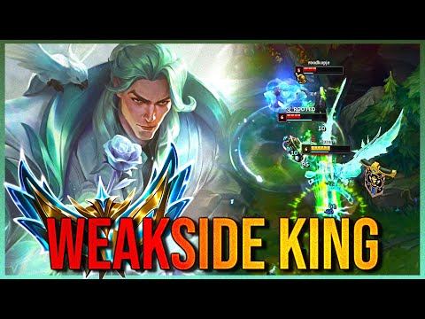 Playing WEAK SIDE As SWAIN APC (Educational)