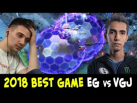 Arteezy offlane Tinker, Sumail FAIL Chronos — 2018 BEST GAME EG vs VGJ