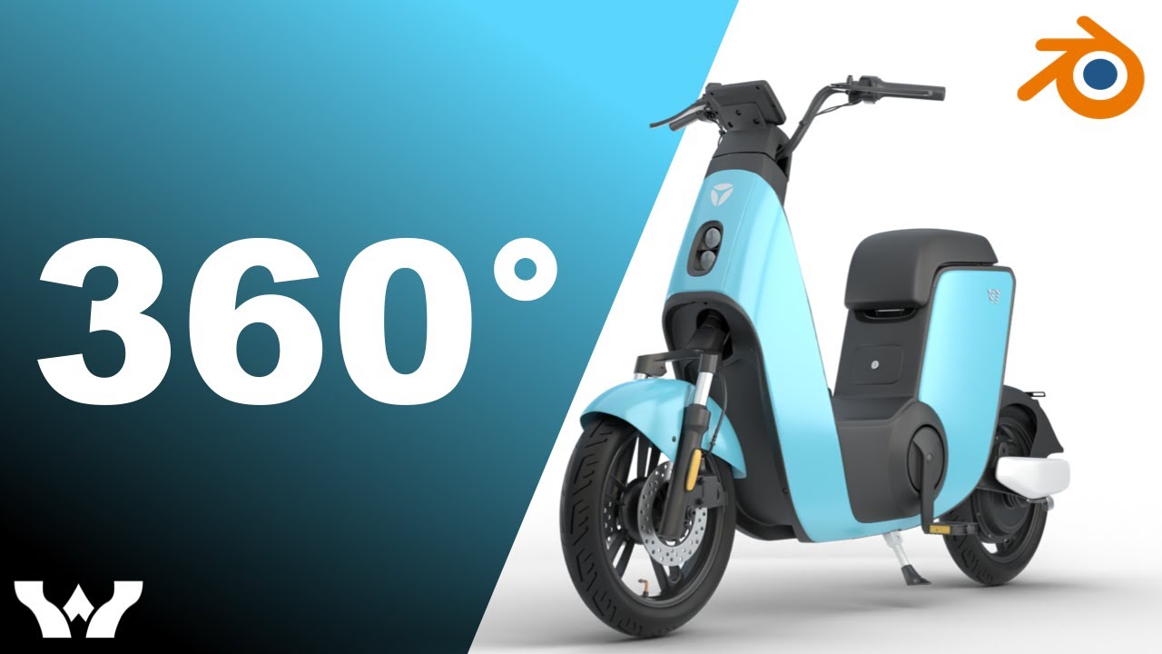 Patinete Yadea v7 Modelo 3D