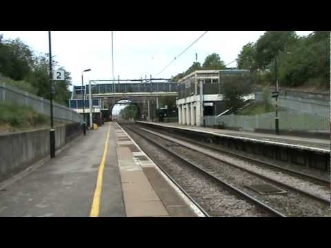 66534 south through Hartford with the 4K64 Garston to Crewe Freightliner, 01-09-2012.