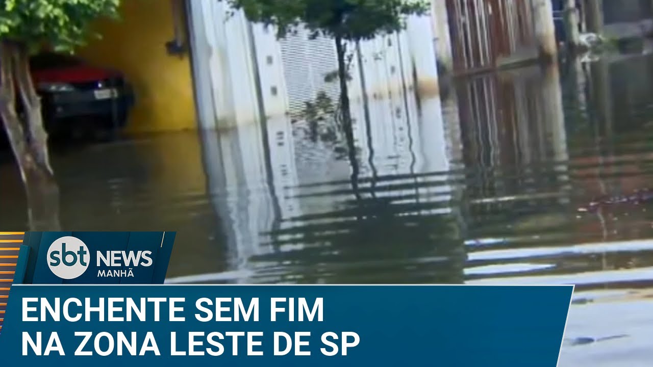 SP: Barragem não é solução para bairro alagado há dias, dizem autoridades |#SBTNews Manhã (04/02/25)