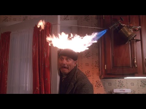 Home Alone (1990) - Kevin surprises burglars with traps | HD | (7/10)