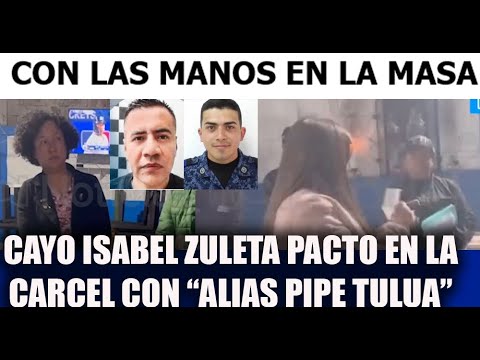 CAYO ISABEL ZULETA "CAUGHT RED-HANDED"