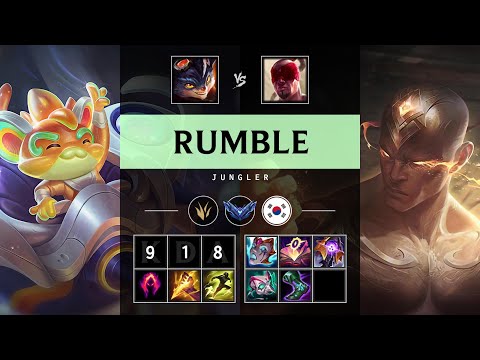 Rumble Jungle vs Lee Sin - KR Diamond Patch 25.13