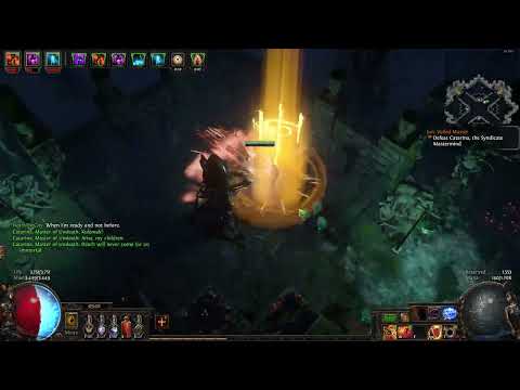 3.17 Herald of Thunder non-crit/EO Elementalist - 5L non-awakened versus mastermind (simulating L88)
