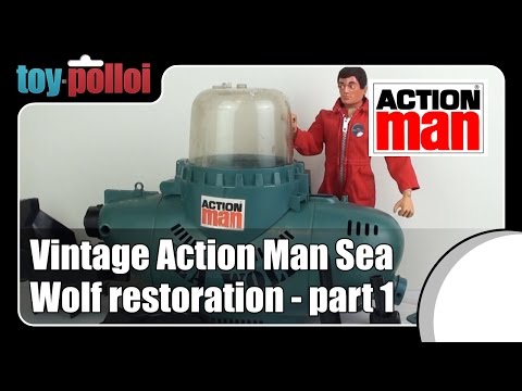 Vintage Action Man Sea Wolf restoration part 1/3 - Toy Polloi
