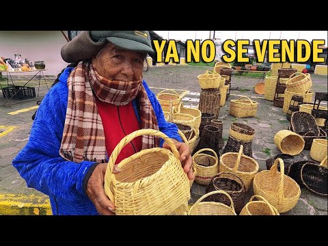 CANASTOS DE CARRIZO - ARTESANÍAS QUE CASI YA NO SE VENDEN