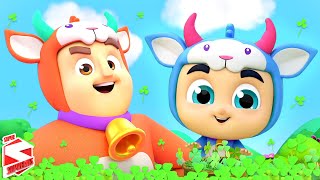 Three Billy Goats Gruff | Stories for Children | Pretend and Play Song | Baby Cartoon | Kids Tv