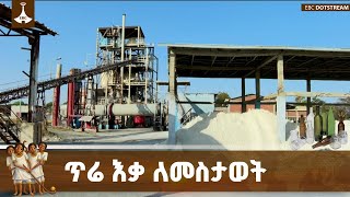 ለመስታወትና ብርጭቆ ኢንዱስትሪዎች ግብዓት የሚያቀርብ ተቋም ቅኝት | Glass | Factory |ETV | EBC