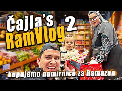 RAMAZANSKA PODMIRA I BABIN ZIKR PRED IFTAR - Čajla's RamVlog 2 *paketići u Drivuši* 2024