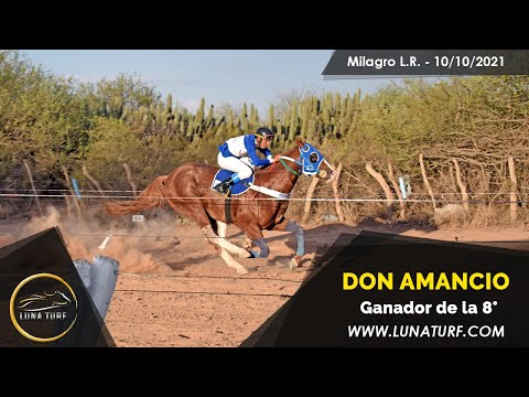 JOCKEY CLUB MILAGRO L.R. -10/10/2021 - DON AMANCIO, PLATITA FACIL, NEGRO CUMPA Y CHARLATAN