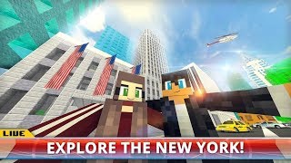 New York City Craft: Blocky NYC Building Game 3D / Android Gameplay HD
