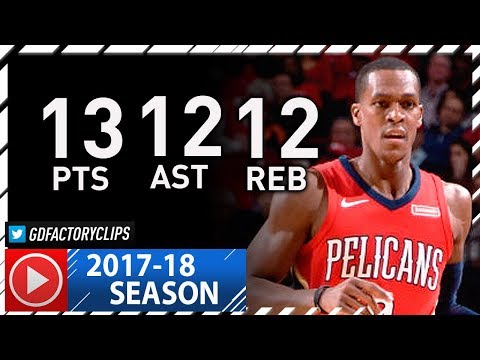 Rajon Rondo Triple-Double Full Highlights vs Rockets (2017.12.11) - 13 Pts, 12 Ast, 12 Reb