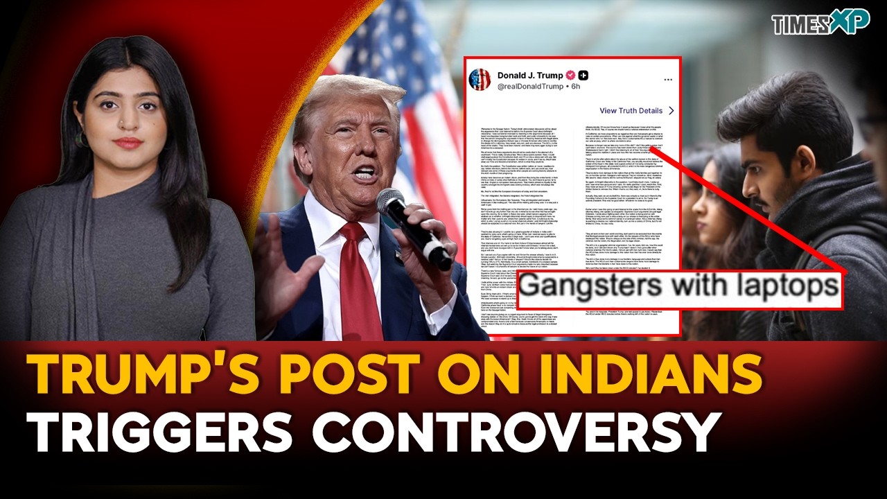 U.S. President Trump Post On Indians Trigger Controversy| Indians In U.S.| Driti Atri Explains