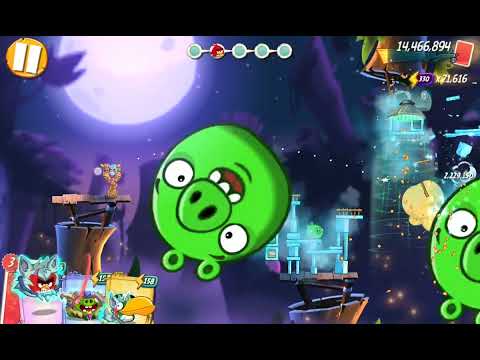 Unlock Levels 534-536 Hard Level Angry Birds 2 Bamboo Forest Gravity Grove Part 11