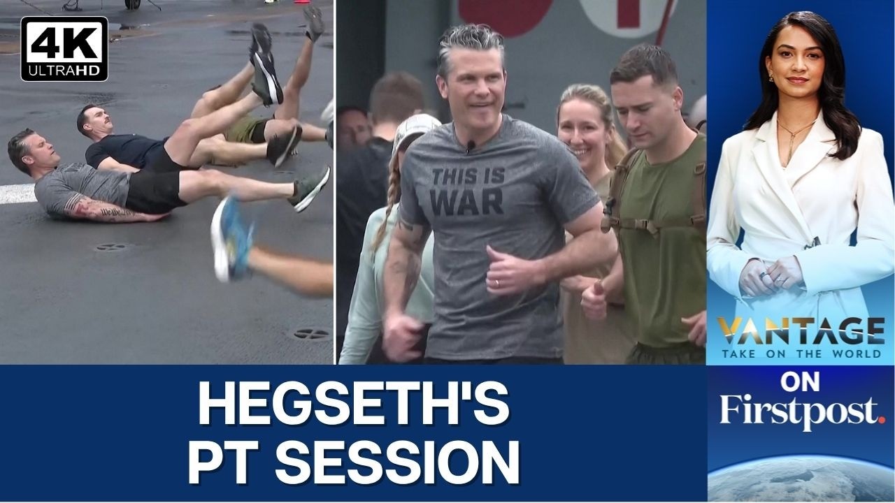 Pete Hegseth Works Out with US Forces Before Shangri-La Dialogue | Vantage on Firstpost | 4K
