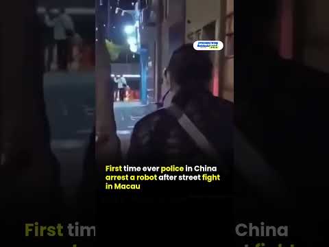 Robot “Fights” Woman on Street in Macau Police Detain Robot After Viral Video