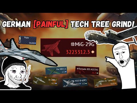 The LONGEST SUFFERING you chose for ME💀| The ENTIRE GERMAN tech tree grind!🔥😭 [Part 1]
