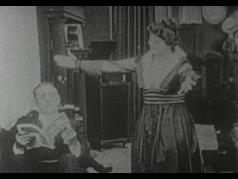 FOXTROT FINESSE (1915)- Mr. and Mrs. Sidney Drew, Ethel Lee